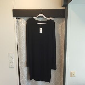 Banana Republic Black Long Sleeve Dress